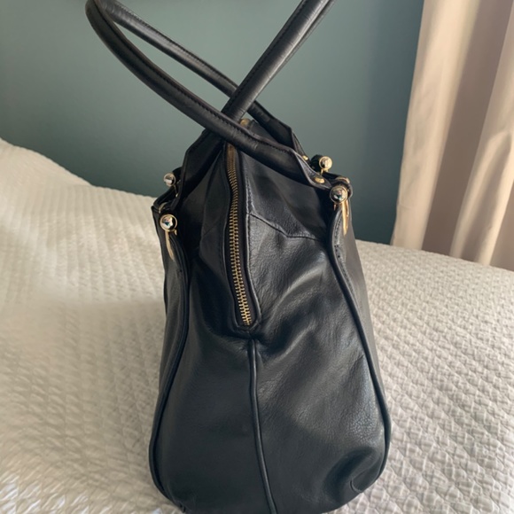 Black two strap purse B.makowsky - Picture 7 of 9